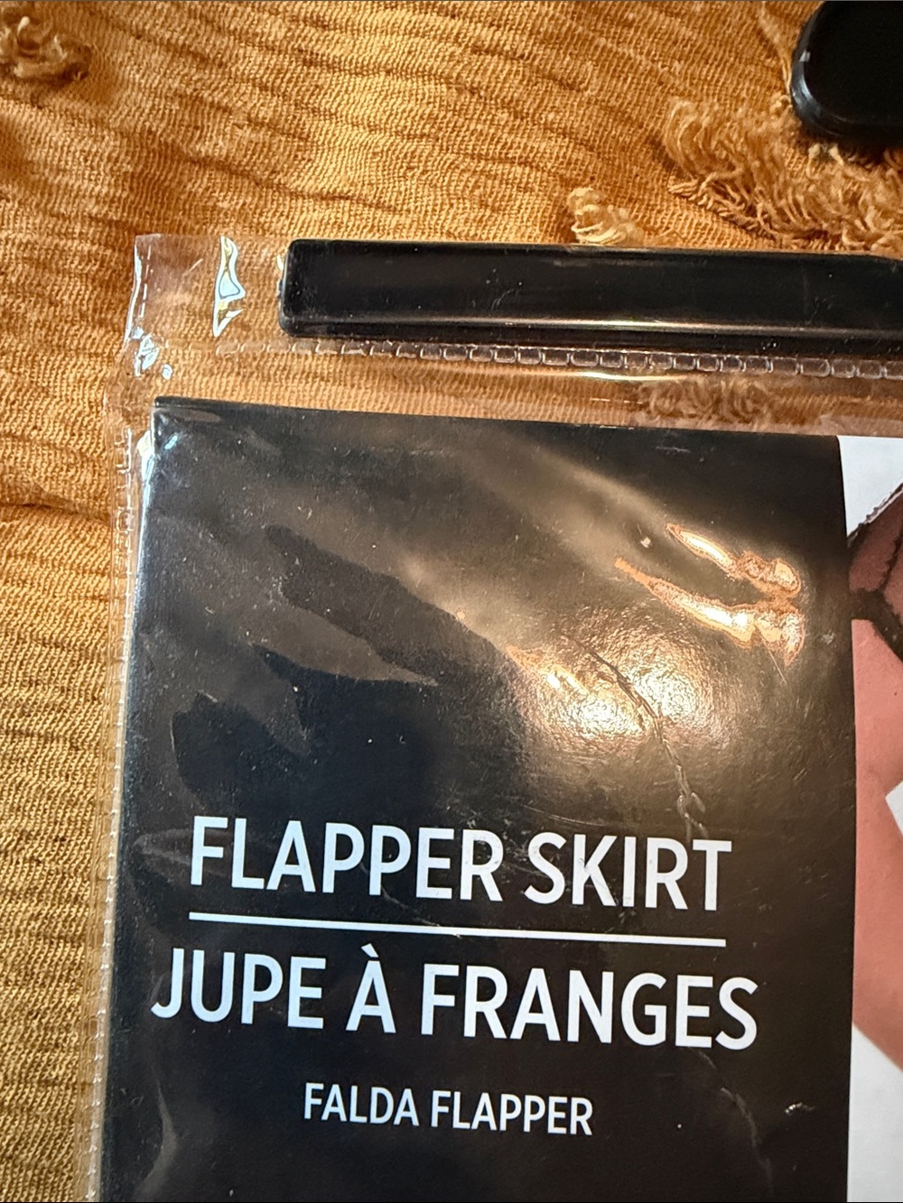 Party City Adult Flapper Costume Bundle One Size NWOT- skirt - up to size 12 - Picture 5 of 5